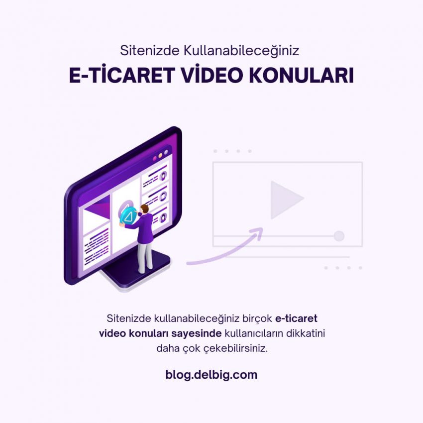 Sitenizde Kullanabileceğiniz E-Ticaret Video Konuları